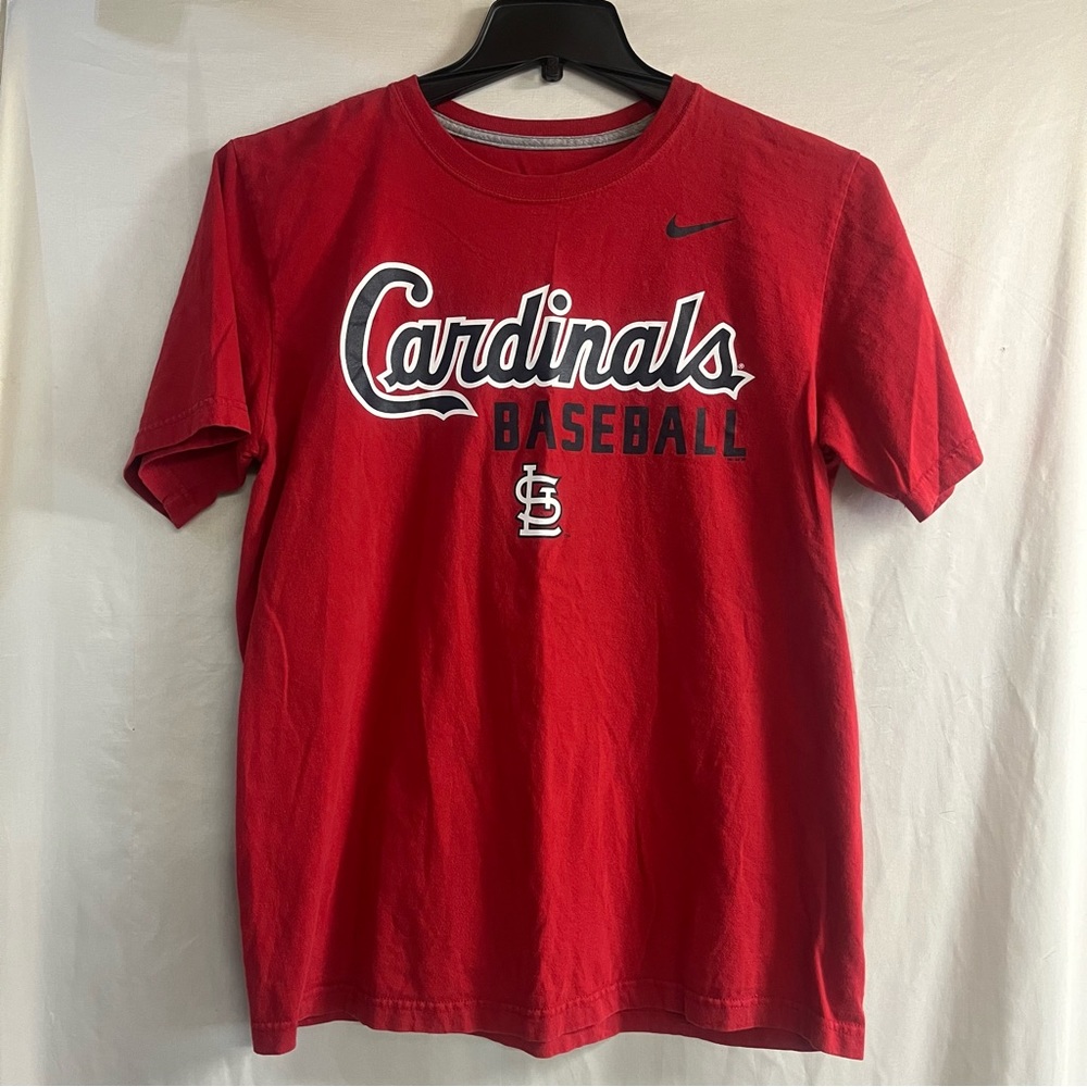 St. Louis Cardinals Baseball Nike Regular Fit T-shirt Red Size Medium